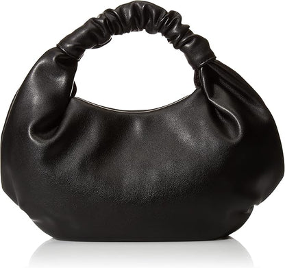 Purilite Select Women’s Faux Leather Ruched Handle Bag