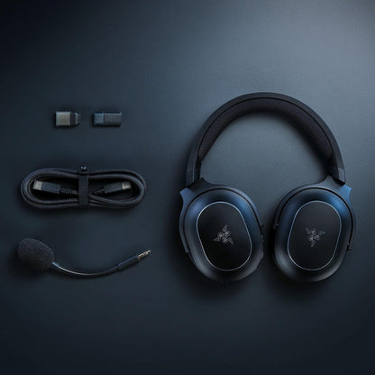 Razer Barracuda X Chroma Wireless Gaming Headset, 2.4 Ghz, Black Bluetooth, Lightweight, Chroma RGB, 40mm Drivers, Cardioid Mic, 70 Hr Battery, for PC, Mac, PS5, Switch 2, Smartphone