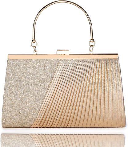MUDUO Rhinestone Clutch Purses for Women Purses and Handbags Formal Wedding Party Prom Purse Money Bags - PuriLite