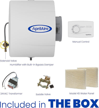 Aprilaire 600M Whole-House Humidifier with Manual Control