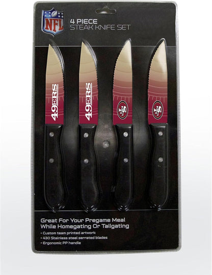 The Sports Vault by Inglasco NFL Chicago Bears Steak Knives