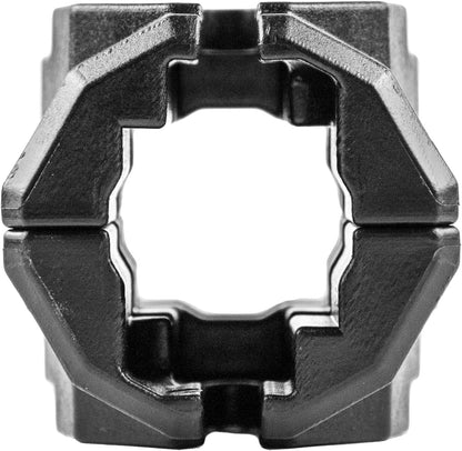 YakAttack MightyMount Duo Rail Adapter – 2 Pack | Fits Hobie H-Rail & 1” Square Tubing | Dual-Sided T-Bolt Mount for Rod Holders, Fish Finders, Track Accessories | Yak Attack USA-Made