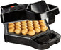 Bubble Waffle Maker - Electric Nonstick Hong Kong Egg Waffle Iron Machine - Ready in 5 Minutes with Indicator Light - Includes Bonus Recipe Guide