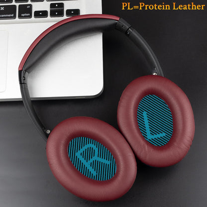 SoloWIT Earpads Cushions for Bose Headphones, Replacement Ear Pads for Bose QuietComfort 15 QC15 QC25 QC2 QC35/Ae2 Ae2i Ae2w/SoundTrue & SoundLink Around-Ear Series - QC25 PL Black&Blue