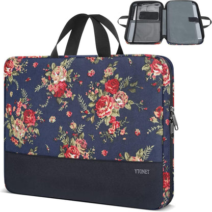 Ytonet Laptop Sleeve, 15.6 inch TSA Laptop Bag Laptop Case Water Resistant Computer Carrying Bag Compatible for Lenovo, HP, Dell, Asus Notebook, Gifts for Men Women, Grey