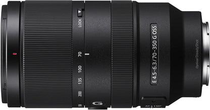 Sony SEL70350G Alpha 70-350mm F4.5-6.3 G OSS Super-Telephoto APS-C Lens