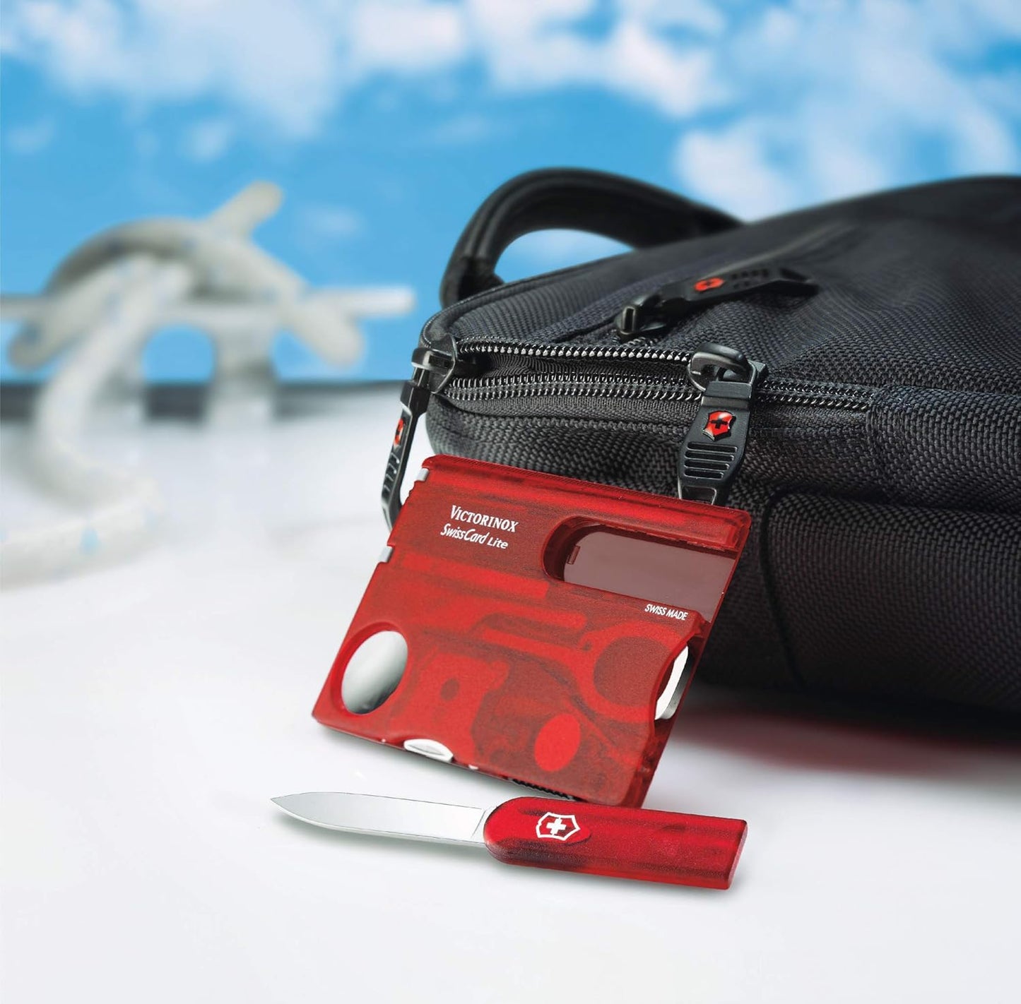 SwissCard, Lite Rubin Transparent by Victorinox