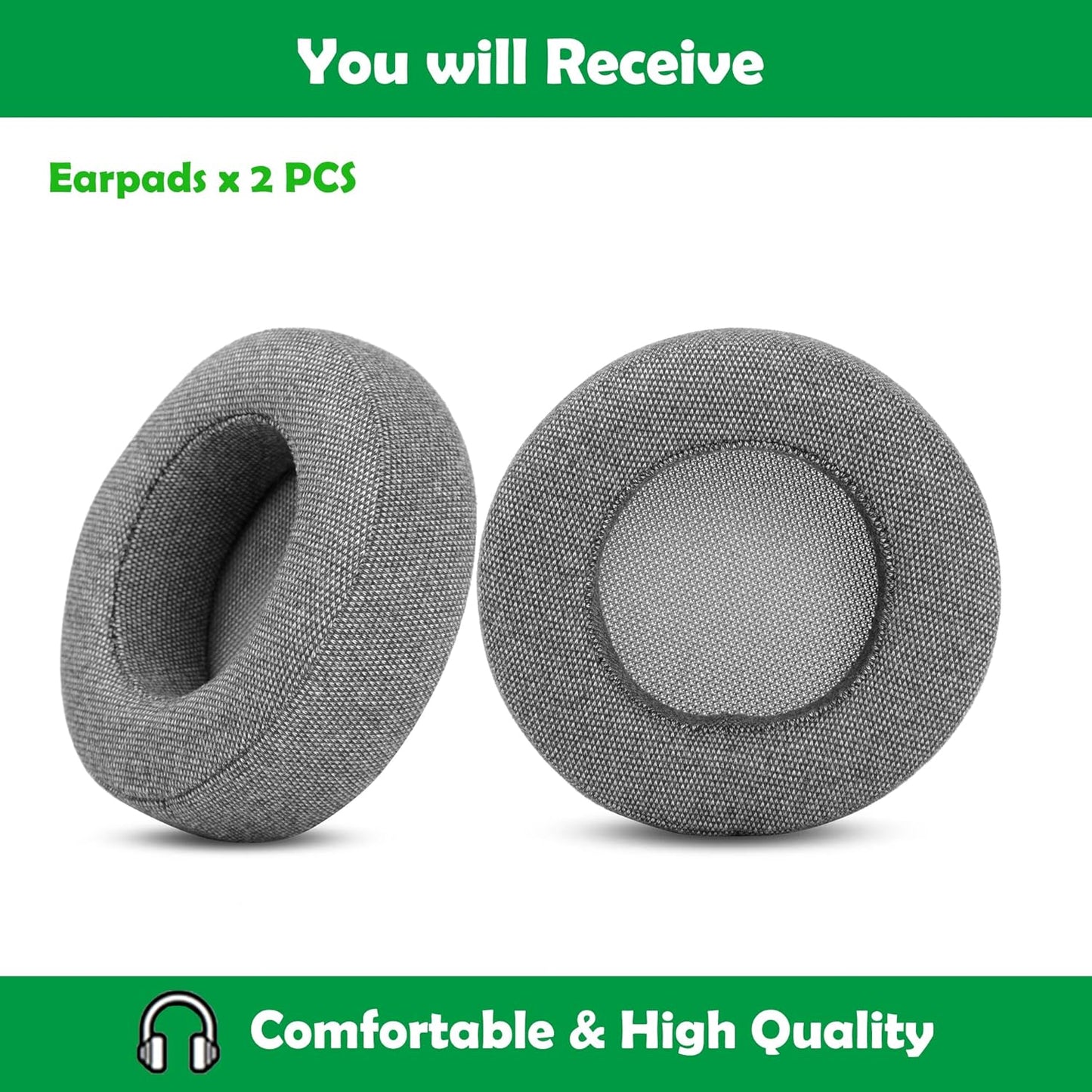 ACCOUTA Durable Replacement Earpads Cushions Compatible with Corsair Virtuoso RGB Wireless SE Gaming Headset Ear Pads with Breathable Fabric Foam