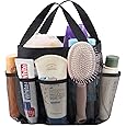 famichan Mesh Shower Caddy Portable, Dorm Room Essentials for College Students, Large Capacity with 8 Pockets Shower Bag for Camping,Swimming,Gym,Travel
