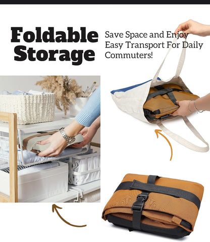 SUNNY BIRD Dual Compartment Lunch Bag Insulated Lunch Box for Women and Men (Green with Boho Strap)