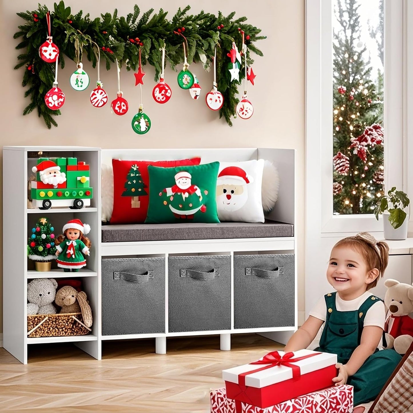 ShellKingdom Storage Bins, Foldable Fabric Storage Cubes And Cloth Organizer Drawer For Closet And Toys, 6 Pack (Lavender+Light Blue+Pink)