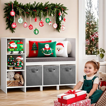 ShellKingdom Storage Bins, Foldable Fabric Storage Cubes And Cloth Organizer Drawer For Closet And Toys, 6 Pack (Lavender+Light Blue+Pink)