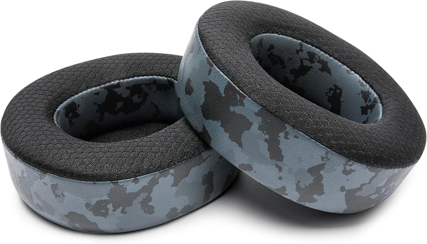 WC Freeze for Arctis Nova - Hybrid Fabric Cooling Gel Replacement Earpads for Arctis Nova Pro Wired, Nova 7, 5, 4, 3, 1 - Made by Wicked Cushions (Does Not Fit Nova Pro Wireless) | Black