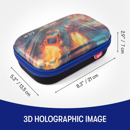 ZIPIT 3D Pencil Box for Kids | Lenticular Pencil Case for School | Large Capacity Pencil Pouch for Girls and Boys