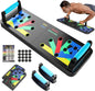 Solid Push Up Board Home Workout Equipment Multi-Functional Pushup Stands System Fitness Floor Chest Muscle Exercise Professional Equipment Burn Fat Strength Training Arm Men & Women Weights , Best
