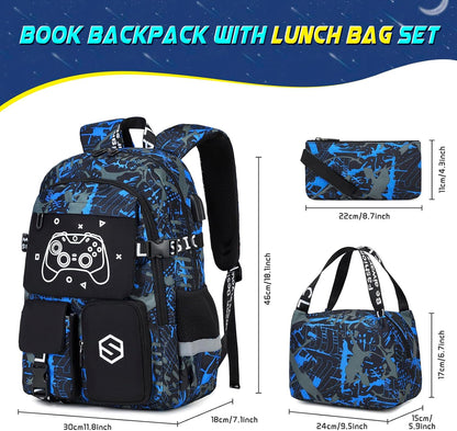 Scothen Cool Luminous School Backpacks for Boys