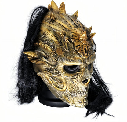 MILERUN Persian Death Army Leader Mask-Realistic LARP and Halloween Costume Accessory