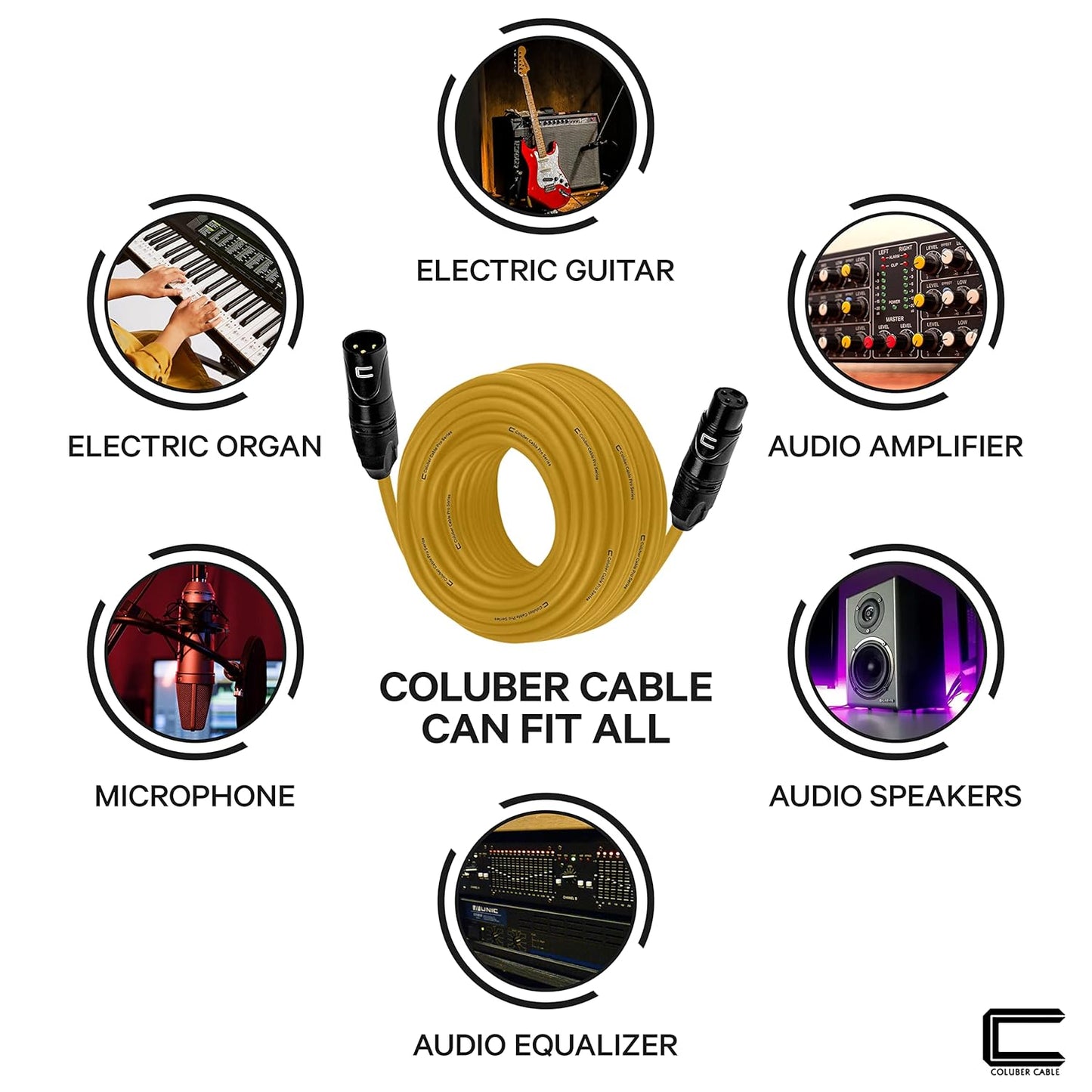 Balanced XLR Cable Male to Female - 6 Feet Pink - Pro 3-Pin Microphone Connector for Powered Speakers, Audio Interface or Mixer for Live Performance & Recording