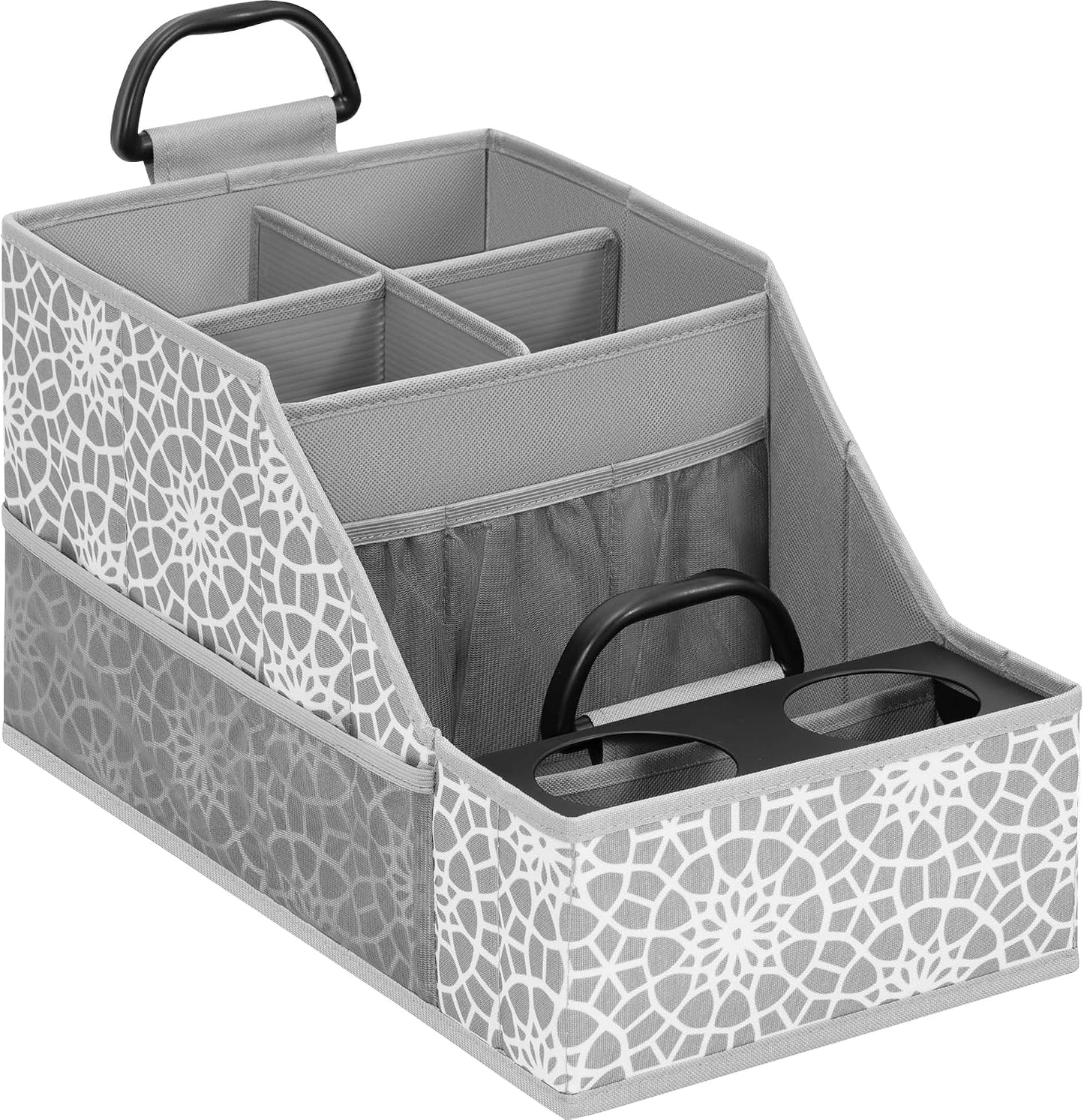 Car Seat Organizer Backseat Front Seat, Car Organizer With 12 Storage Compartments 2 Cup Holders, Snack Storage For Kids Baby, SUV Truck Van Collapsible Storage Bag For Travel, PT