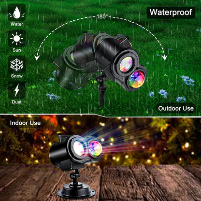 Halloween Projector Lights Outdoor, LED Christmas Projector Lights