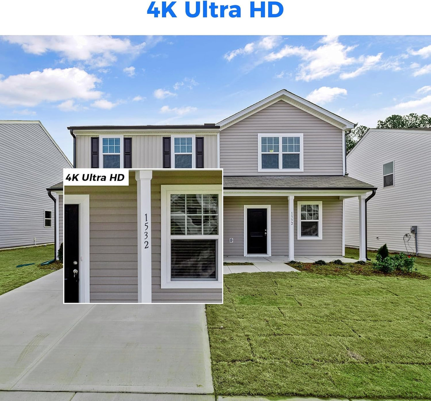 Hiseeu 4K Wired PoE Security Camera System,Color Night Vision Home Security System w/8 MP PoE Cameras,121°Wide Angle,Human Vehicle Detect,2 Way Audio,16ch NVR for Home Surveillance Indoor&Outdoor