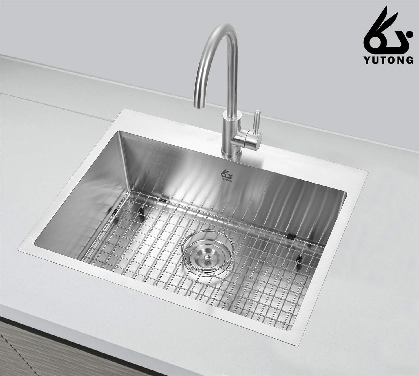 Yutong Kitchen Stainless Steel Sink Bottom Grid with Small Rounded Corner (27.5" x 15.5")