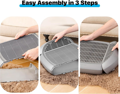 Neakasa Cat Pedal Step Stool With Filter Function, Easy to Clean Cat Litter Tray for M1 Open Top Self-Cleaning System