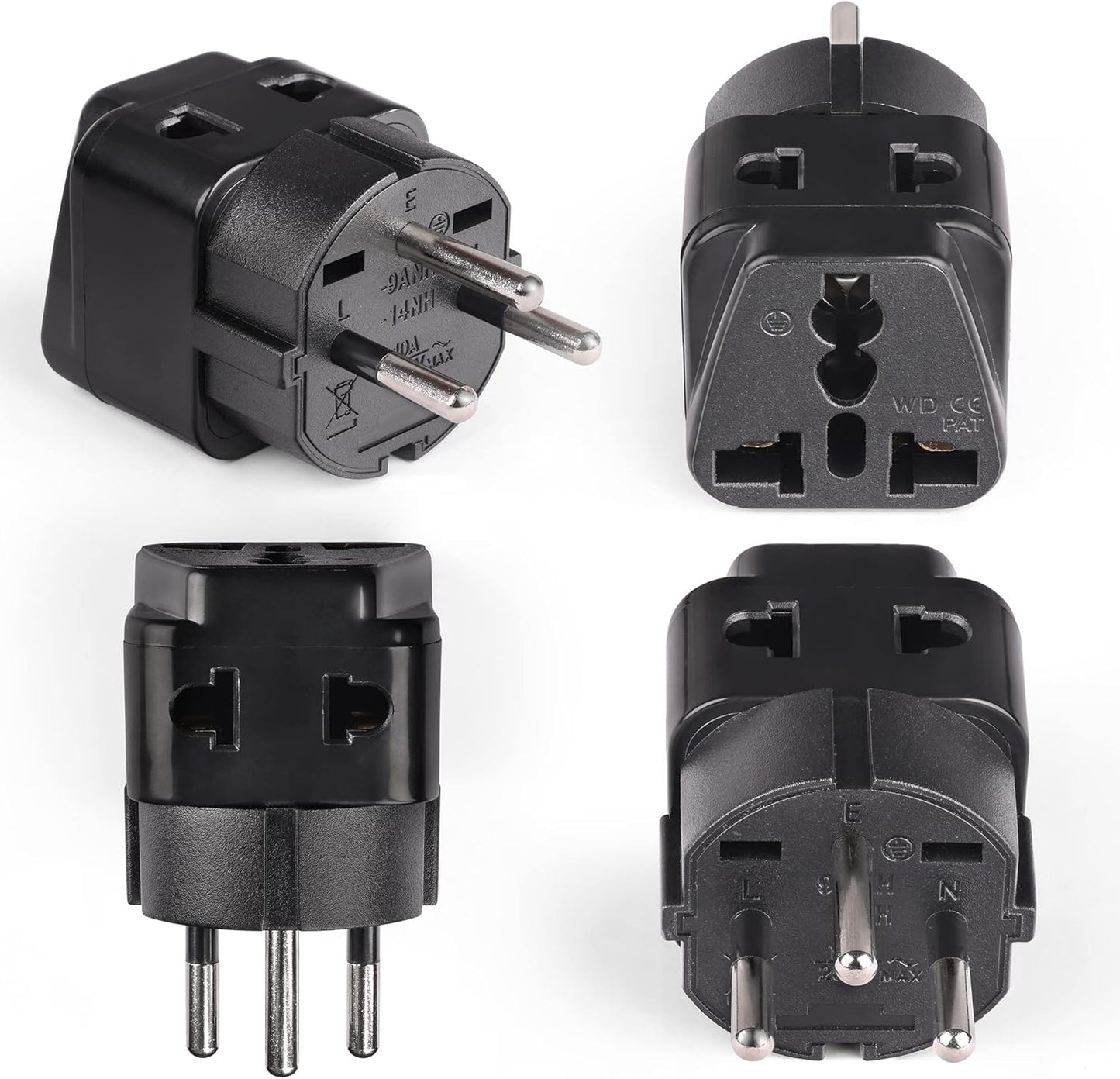 OREI South Africa, Botswana, Namibia Travel Plug Adapter with Dual USB - USA Input - Type M (U2U-10L), Will work with Cell Phones, Camera, Laptop, Tablets, iPad, iPhone
