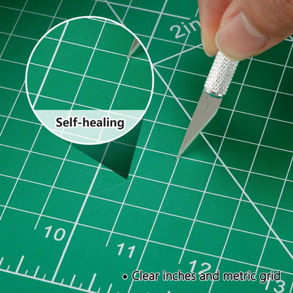 WORKLION 24" x 36" Large Self Healing PVC Cutting Mat, Double Sided, Gridded Rotary Cutting Board for Craft, Fabric, Quilting, Sewing, Scrapbooking - Art Project…