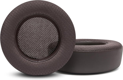 WC Freeze Virtuoso - Hybrid Fabric Cooling Gel Replacement Earpads for Corsair Virtuoso Gaming Headset, Made by Wicked Cushions, Improved Durability, Thickness and Sound Isolation | Red Prism