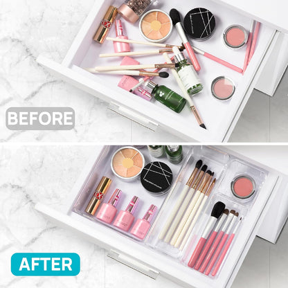 Purilite Select Clear Drawer Organizer Set