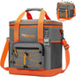 Fitense Soft Cooler Bag Insulated 50 Cans/33L, 27 Cans/20L Camping Cooler 4-Layer Leakproof, Collapsible Portable Lunch Cooler for Beach, Travel, Picnic, Grocery, Kayaking