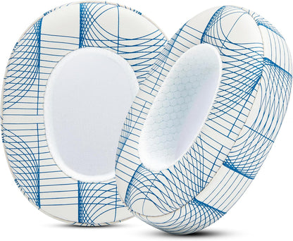 WC Replacement Earpad Cushions for Skullcandy Hesh 3 & Crusher Over-Ear Headphones Made by Wicked Cushions | Improved Durability and Thickness for Improved Comfort and Noise Isolation | 90's Black