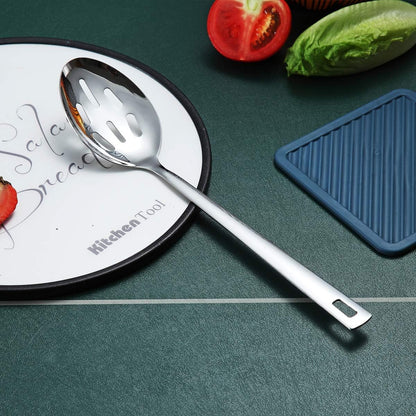 Stainless Steel Cooking Utensils Set, Berglander 13 Pieces Kitchen Utenisls Set, Kitchen Tools Set with Utensil Holder Non-Stick and Heat Resistant,Dishwasher Safe, Easy to Clean (13 Packs)