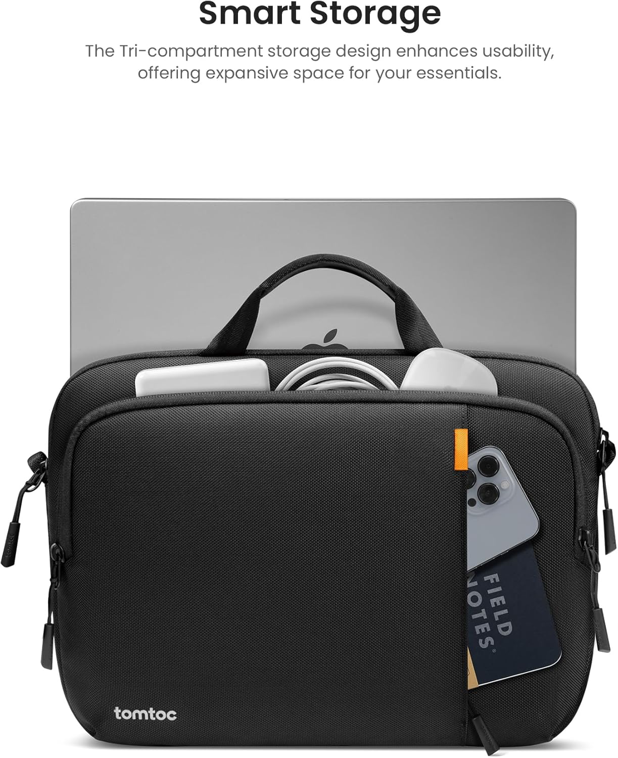 tomtoc 360 Protective Laptop Carrying Case for 16-inch MacBook Pro M4/M3/M2/M1 Pro/Max A3403 A3186 A2991 A2780, Water-resistant Laptop Shoulder Bag fits 15-inch MacBook Air M4 2025, M3/A3114, M2/A2941