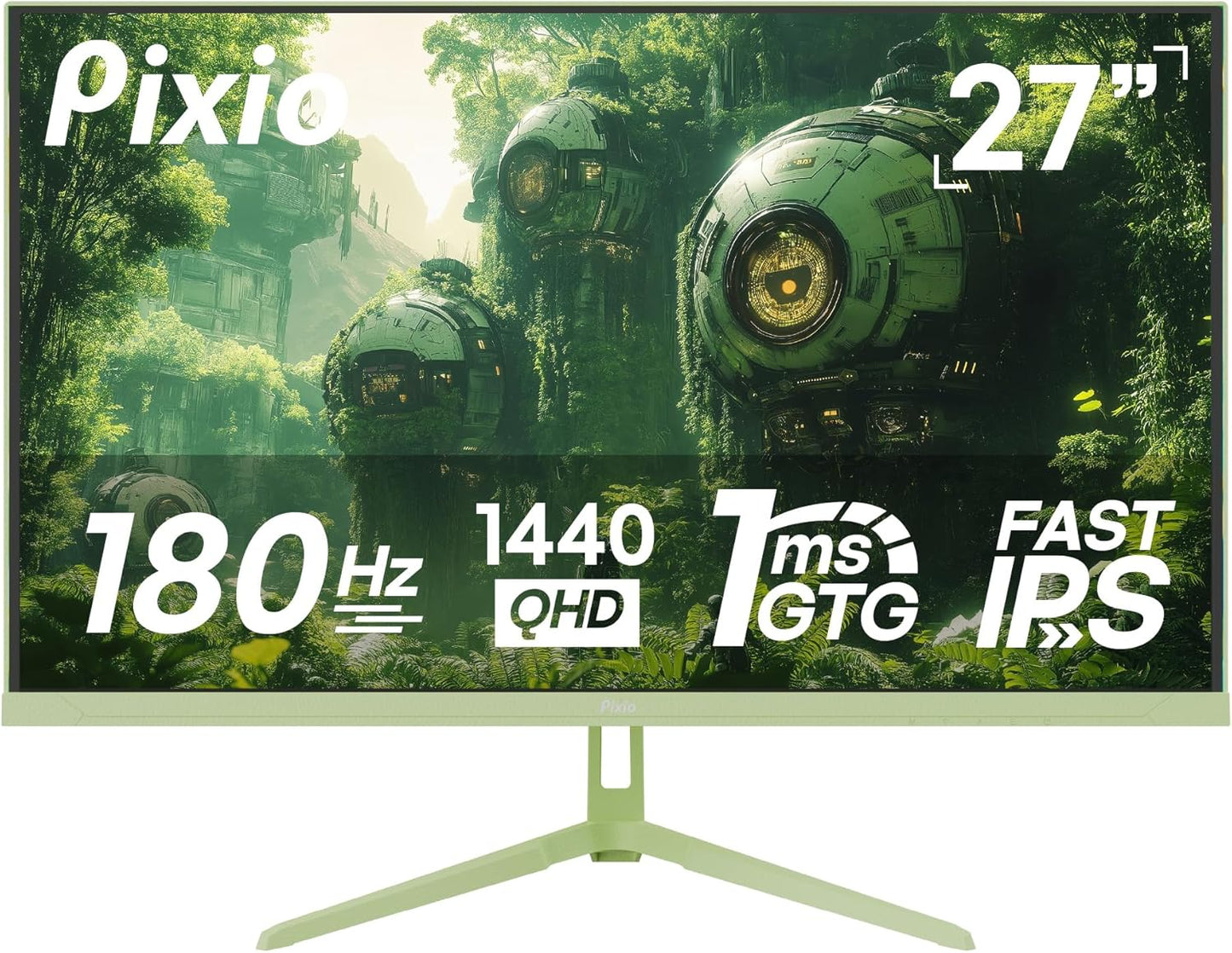 Pixio PX248 Wave 24 inch 200Hz Refresh Rate FHD 1080p Resolution Fast IPS Panel 1ms GTG Response Time Adaptive Sync Gaming Monitor with Adaptive Sync