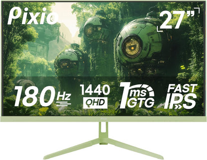 Pixio PX248 Wave 24 inch 200Hz Refresh Rate FHD 1080p Resolution Fast IPS Panel 1ms GTG Response Time Adaptive Sync Gaming Monitor with Adaptive Sync