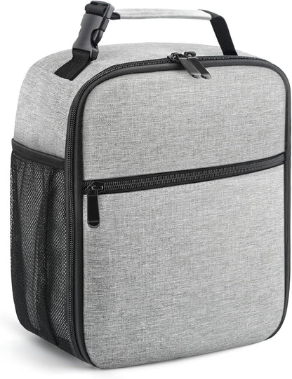 Lunch Bag for Men/Women, Reusable Lunch Box for Adult, Small Insulated Lunch Box, Lunch Tote Bag for Office, Work, Picnic