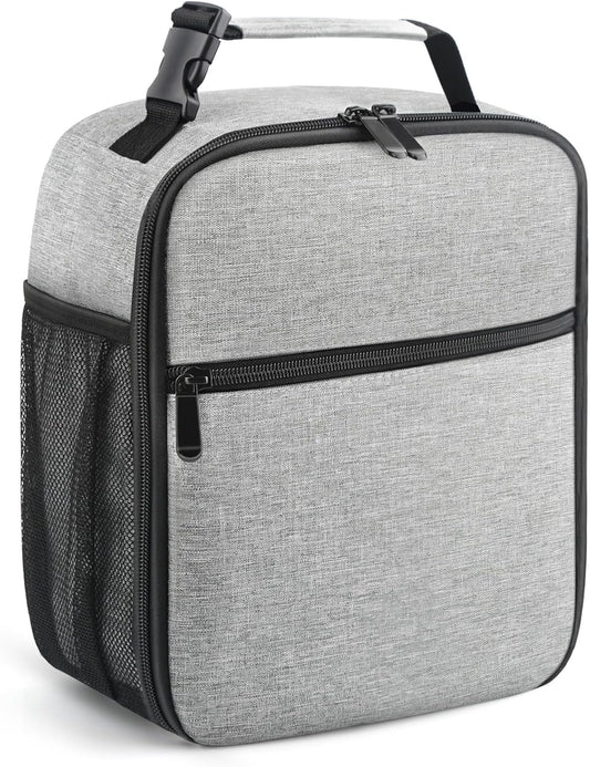 Lunch Bag for Men/Women, Reusable Lunch Box for Adult, Small Insulated Lunch Box, Lunch Tote Bag for Office, Work, Picnic