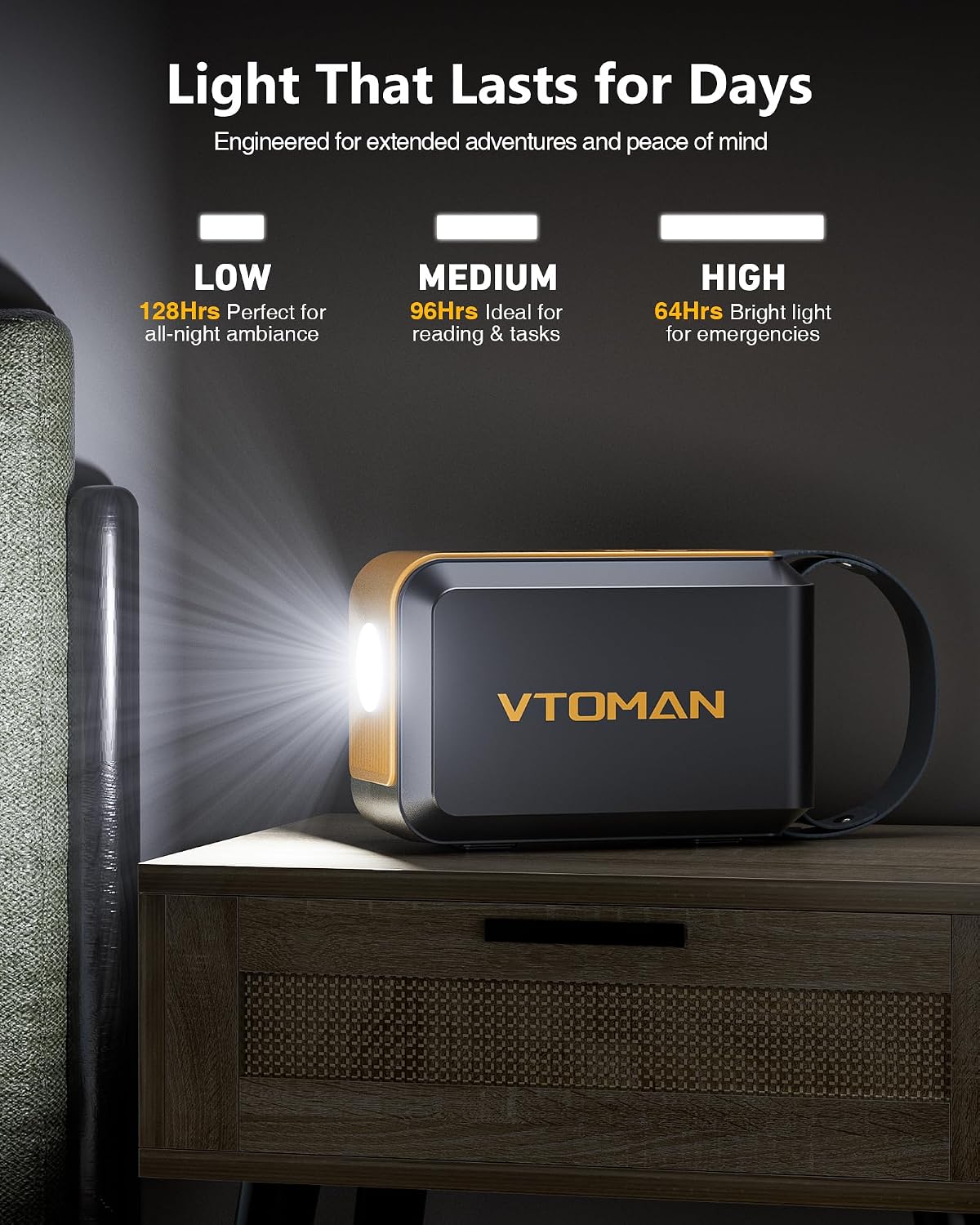 VTOMAN Jump100 89.6Wh LiFePO4 Portable Power Station 100W AC PD65W Type-C