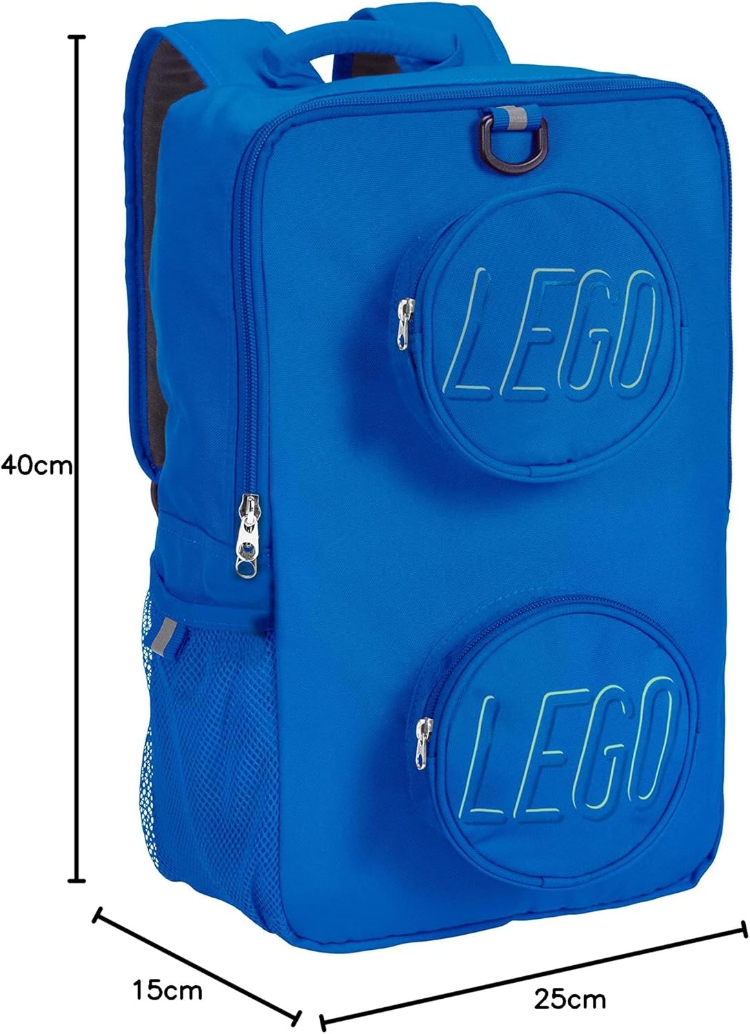 LEGO Lego Brick Backpack-purple Carry-On Luggage, Flame Orange, One Size, Backpack
