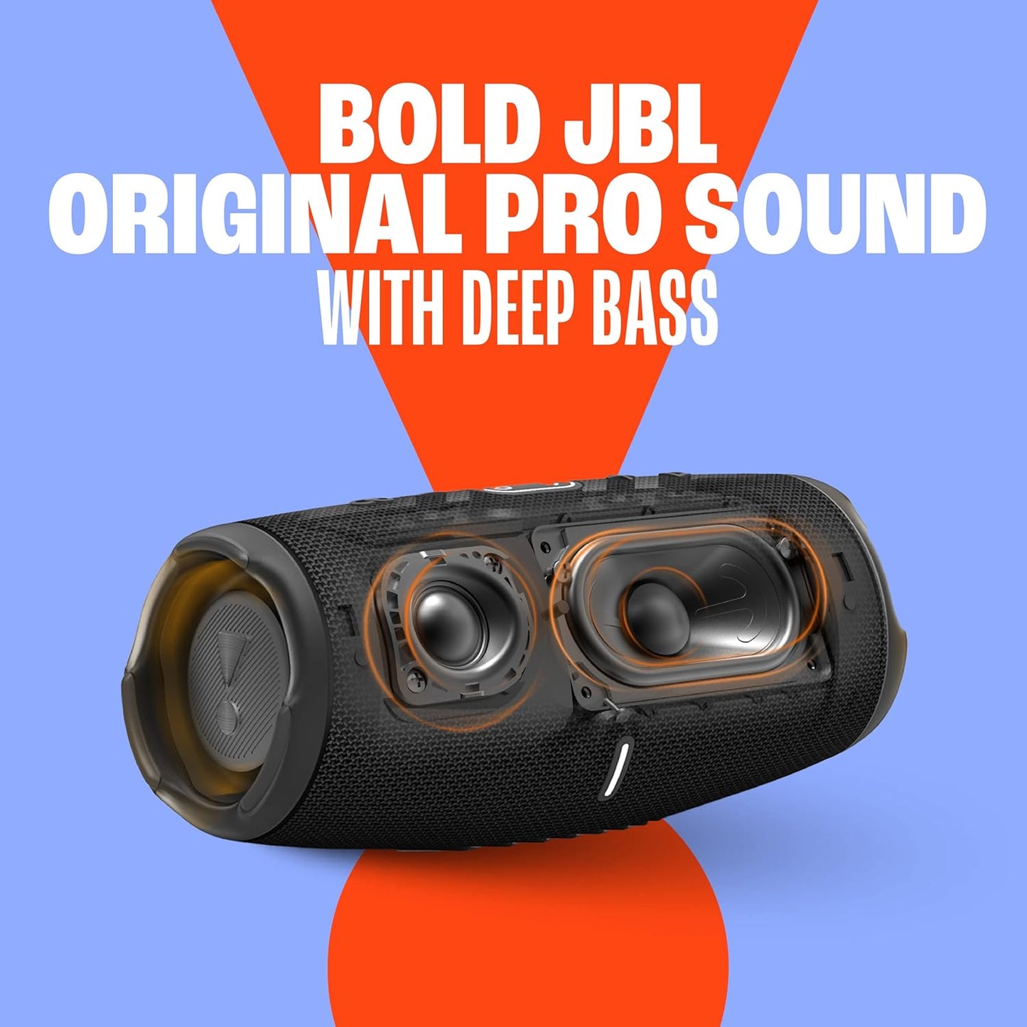 JBL Charge 5 Portable Bluetooth Speaker with Deep Bass, IP67 Waterproof and Dustproof, Up To 20 Hours of Playtime, Built-in Powerbank - Black