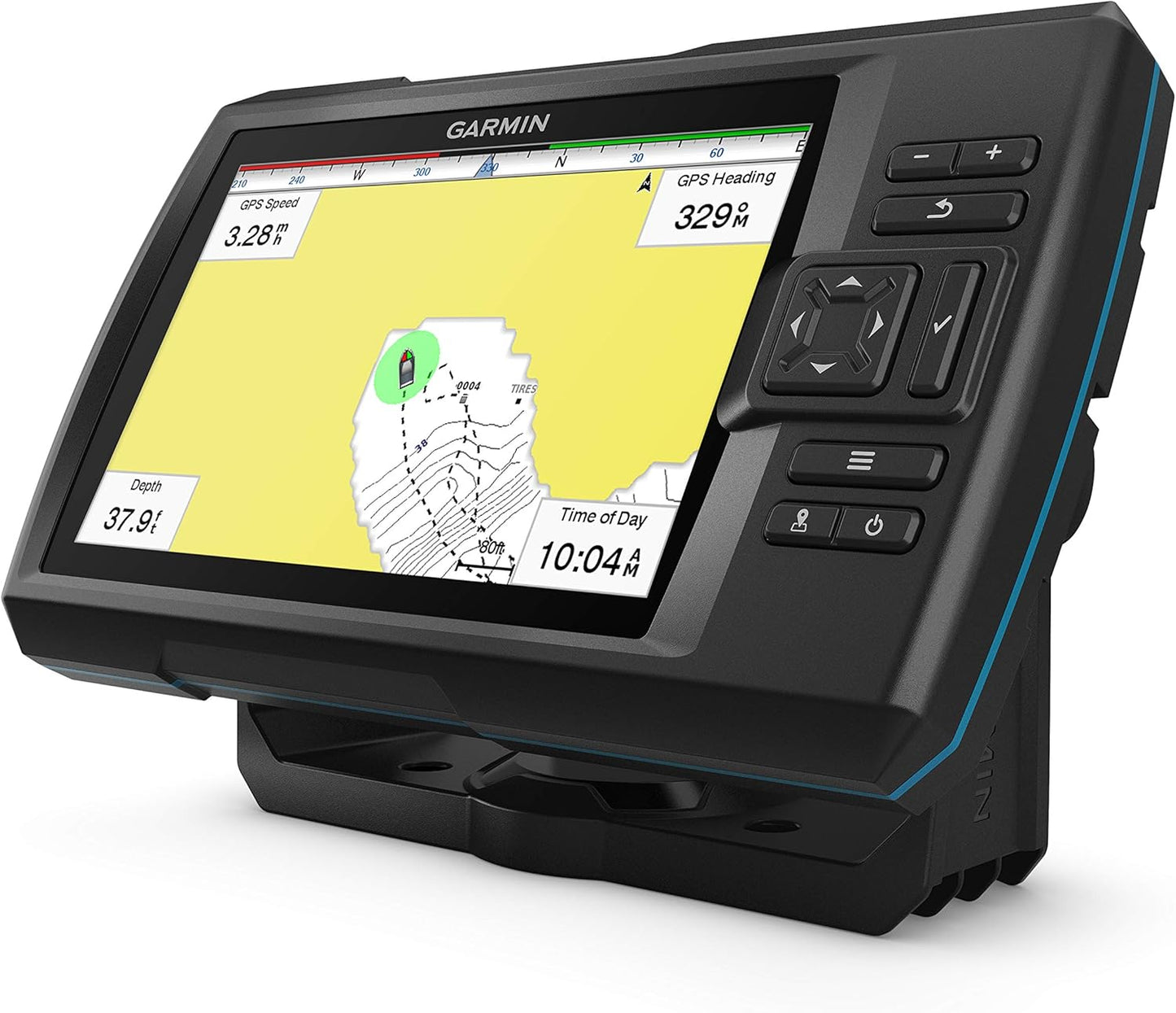 Garmin Striker Vivid 4cv Bundle with Transducer and Protective Cover, 4-inch Color Fishfinder, Vivid Scanning Sonar Color Palettes 010-02550-00