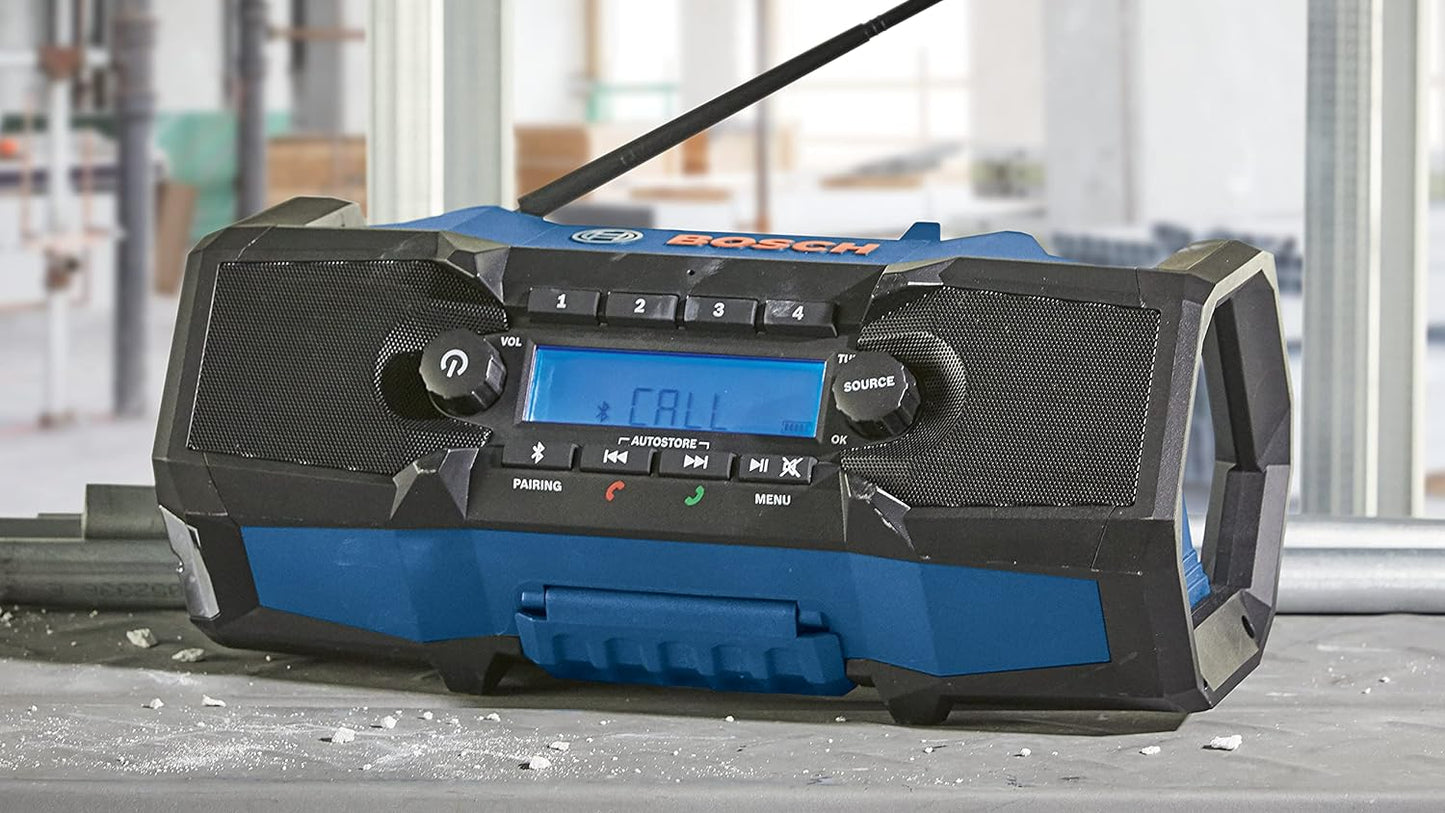 Bosch GPB18V-2CN 18V Compact Jobsite Radio with Bluetooth® 5.0