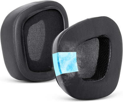 GVOEARS Replacement Ear Pads Cushions for Corsair Void/Void Pro/Void Pro RGB/Void Pro RGB SE/Void Pro Elite/RGB Wireless Earpads Gaming Headsets, Mesh Fabric with Soft Protein Leather(Black)