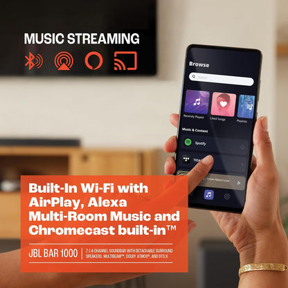 JBL Bar 500: 5.1-Channel soundbar with MultiBeam™ and Dolby Atmos®