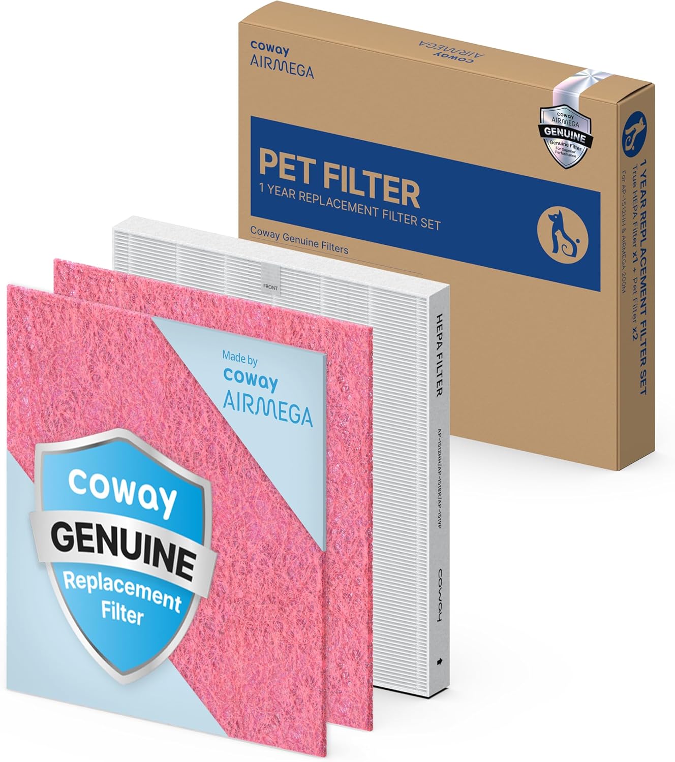 Coway AP-1512HH-FP AP-1512HH Replacement Filter , White 3 Count (Pack of 1)