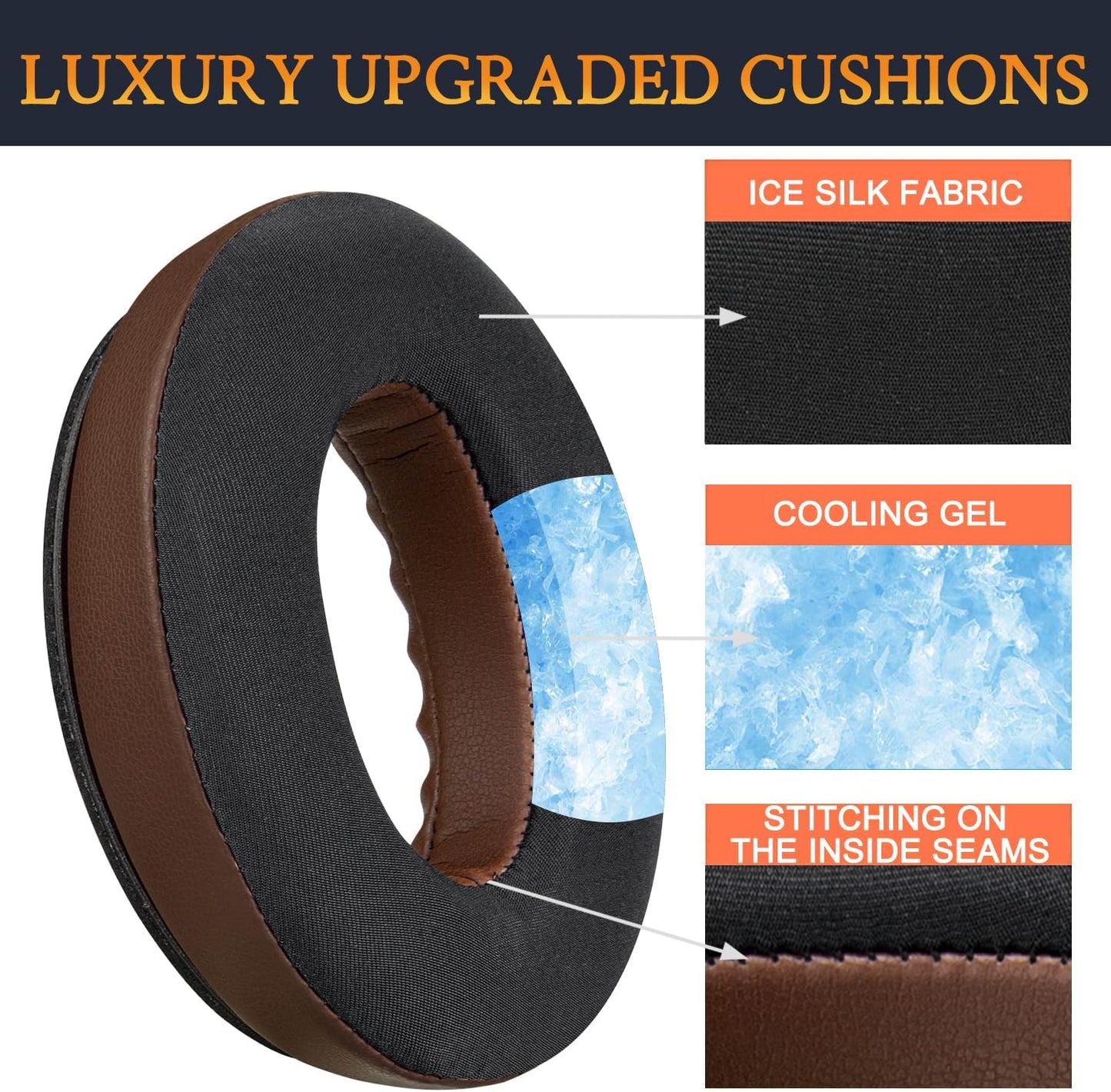 SoloWIT Earpads Cushions for Bose Headphones, Replacement Ear Pads for Bose QuietComfort 15 QC15 QC25 QC2 QC35/Ae2 Ae2i Ae2w/SoundTrue & SoundLink Around-Ear Series - QC25 PL Black&Blue