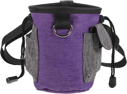 Kisangel Convenient Dog Treat Bag Portable Training Pouch for Dog Snacks Outdoor Walking Accessory