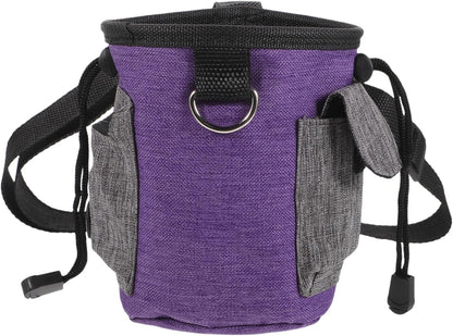 Kisangel Convenient Dog Treat Bag Portable Training Pouch for Dog Snacks Outdoor Walking Accessory